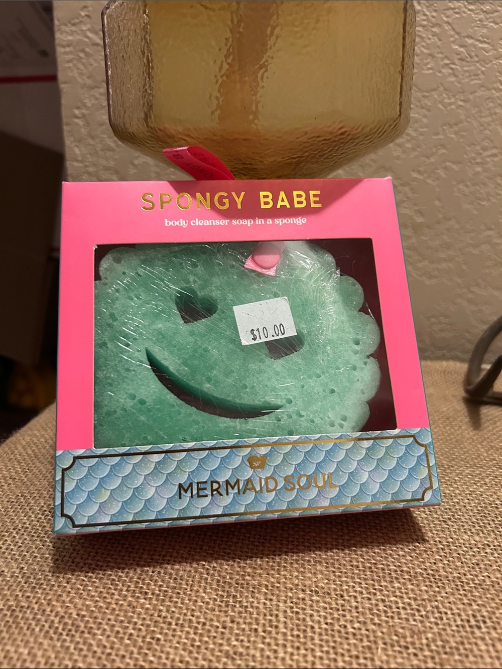 Spongy Babe Body Cleanser Sponge - Green